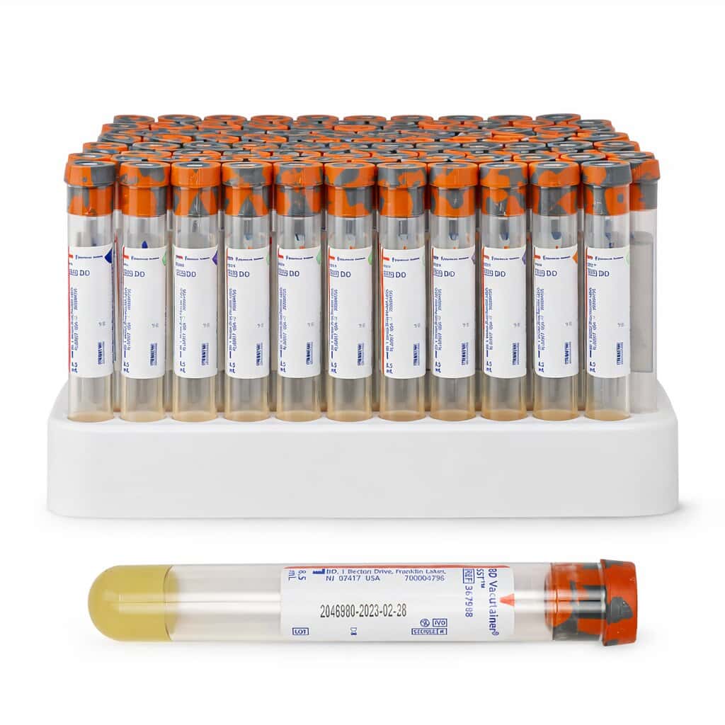 BD Vacutainer SST Blood Collection Tubes 8.5ml – Pack of 100 1
