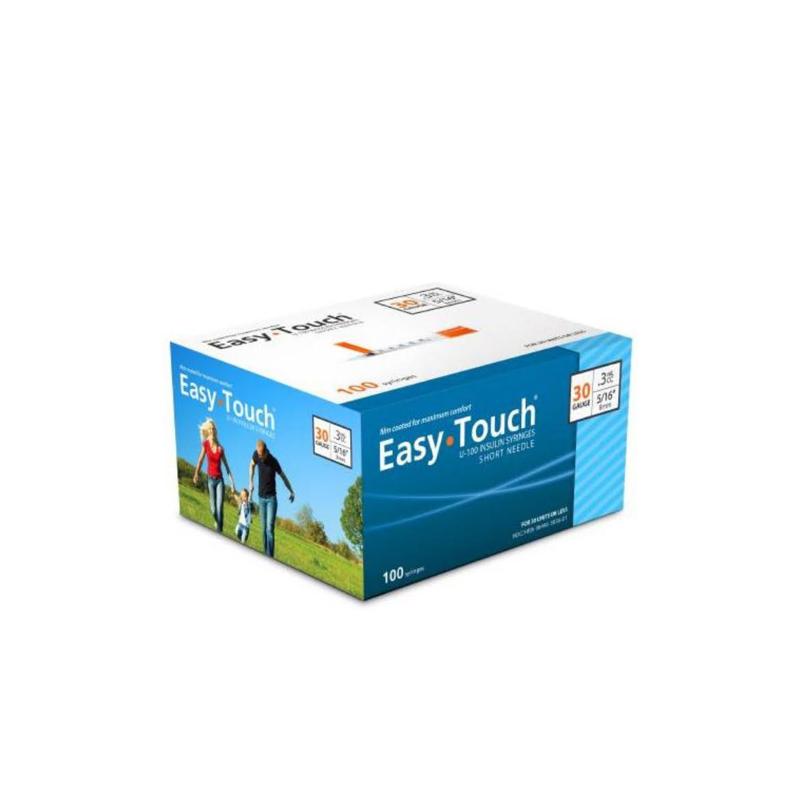 EasyTouch Insulin Syringes – Box of 100