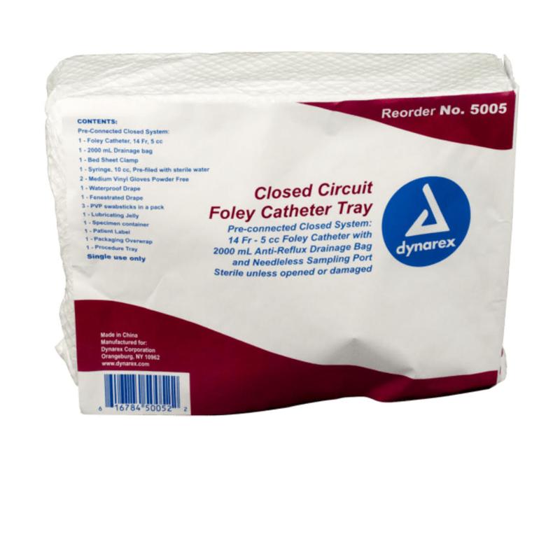 Foley Catheter Tray Closed System – Pack of 10